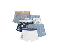 NEXT Garçon Boxer, Lot de 5 Blue/Brown Dino 5 Ans
