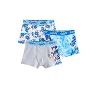 Next Garçon Boxer Sonic, Lot de 3 Bleu 9 Ans