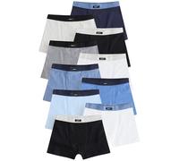 Next Garçon Boxers à Taille Douce, Lot de 10 Bleu/Gris 9 Ans
