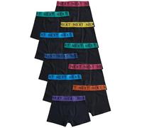 NEXT Garçon Boxers, Lot de 10 Black with Varsity Waistband 2 Ans-3 Ans