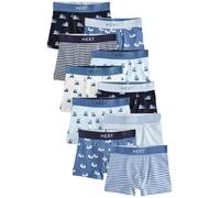 NEXT Garçon Boxers, Lot de 10 Blue Mini Vehicle 2 Ans-3 Ans