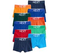 NEXT Garçon Boxers, Lot de 10 Bright Plain 2 Ans-3 Ans
