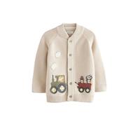 NEXT Garçon Cardigan à Motif Personnages Neutral Train 2 Ans