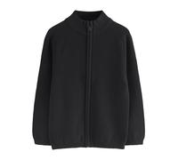 NEXT Garçon Cardigan zippé en Maille Noir 8 Ans