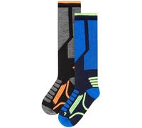 NEXT Garçon Chaussettes de ski, 2 paires Noir 31-36