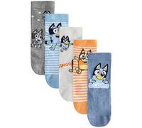 NEXT Garçon Chaussettes en coton majoritaire avec personnage sous licence, 5 paires Bleu 31
