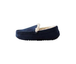 NEXT Garçon Chaussons Style Mocassins douillets Navy Blue with Neutral Warm Lining 41