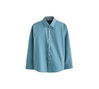 NEXT Garçon Chemise habillée à Manches Longues Bleu Sarcelle 6 Ans