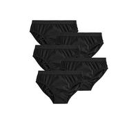 NEXT Garçon Culotte 100% Coton, Lot de 5 Black Jacquard Waistband 3 Ans