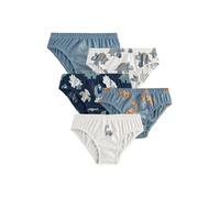 NEXT Garçon Culotte imprimée 100% Coton, Lot de 5 Blue Dinosaur 2 Ans-3 Ans