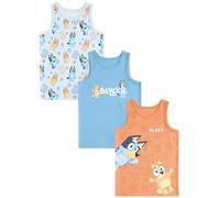 NEXT Garçon Débardeur 100% coton, lot de 3 Bleu 5 Ans