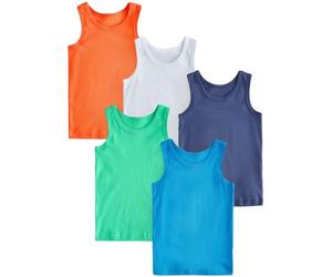 NEXT Garçon Débardeurs, lot de 5 Multicolore 5 Ans-6 Ans