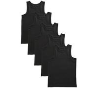 NEXT Garçon Débardeurs, lot de 5 Noir 7 Ans-8 Ans