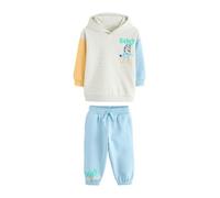 NEXT Garçon Ensemble sweat à capuche et pantalon de jogging Bluey Ecru Marl 4 Ans