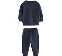 NEXT Garçon Ensemble sweat et pantalon de jogging avec logo Bleu marine 3 Ans