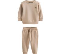 NEXT Garçon Ensemble sweat et pantalon de jogging avec logo Grège 5 Ans