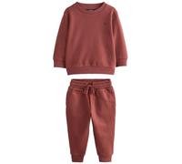 Next Garçon Ensemble sweat et pantalon de jogging avec logo Rouge bordeaux 9 Mois