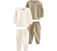 NEXT Garçon Ensemble sweat et pantalon de jogging, lot de 2 Off White/Cement 3 Ans-4 Ans