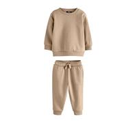 NEXT Garçon Ensemble sweat et pantalon de jogging unis Grège 9 Mois-12 Mois