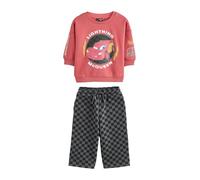NEXT Garçon Ensemble sweat ras du cou et pantalon de jogging Cars Red Charcoal 4 Ans-5 Ans