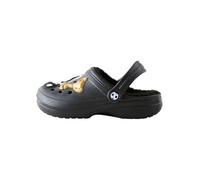NEXT Garçon Football Chaussons Style Sabots fourrés Black Football Print 33