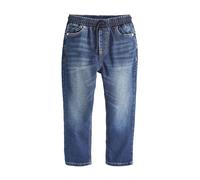 NEXT Garçon Jean Ample Stretch à Taille élastique Bleu Indigo 4 Ans