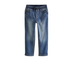 NEXT Garçon Jean Ample Stretch à Taille élastique Bleu Moyen Vintage 15 Ans