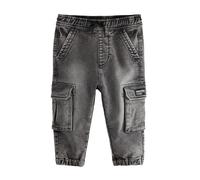 NEXT Garçon Jean Cargo Confortable Jean Gris 4 Ans