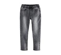 NEXT Garçon Jean Skinny Stretch à Taille élastique Gris 3 Ans