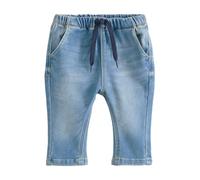 NEXT Garçon Jean Super Doux à Enfiler enrichi de Stretch | Denim de jersey ultra doux avec stretch confortable et passepoil contrastant