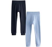 NEXT Garçon Leggings Chauds, Lot de 2 Bleu/Bleu Marine 5 Ans-6 Ans