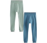 NEXT Garçon Leggings Chauds, Lot de 2 Blue/Teal 3 Ans-4 Ans