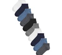 NEXT Garçon Lot de 10 paires de chaussettes de sport Multi-couleurs EU 41-44