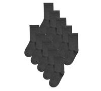 NEXT Garçon Lot de 10 paires de chaussettes en coton majoritaire Gris 26.5-30.5