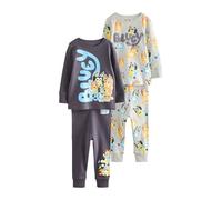 NEXT Garçon Lot de 2 Pyjamas douillets Bluey Bleu 12 Mois-18 Mois