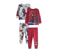 NEXT Garçon Lot de 2 Pyjamas douillets Red/Navy Spiderman 4 Ans-5 Ans