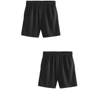 NEXT Garçon Lot de 2 Shorts de Sport Noir 9 Ans