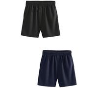 NEXT Garçon Lot de 2 Shorts de Sport | Taille mi-haute, Fermeture boutonnée