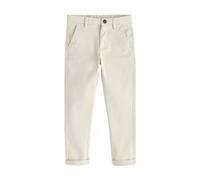 NEXT Garçon Pantalon Chino Skinny Stretch Neutre écru 12 Ans