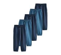 NEXT Garçon Pantalon de Jogging Basique Classique, Lot de 5 Bleu Marine 6 Ans