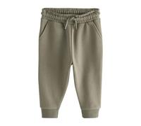 NEXT Garçon Pantalon de Jogging Slim en Jersey Doux Vert Kaki 4 Ans