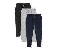 NEXT Garçon Pantalon de Jogging Slim, Lot de 3 Black/Grey/Charcoal 11 Ans