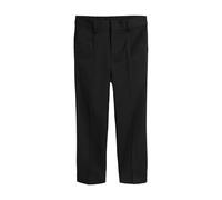 NEXT Garçon Pantalon pour l'école plissé sur Le Devant Taille Standard Noir 13 Ans