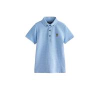 NEXT Garçon Polo à Manches Courtes Blue Marl 9 Ans