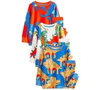 NEXT Garçon Pyjama Confortable, Lot de 3 Dinosaure Multicolore 5 Ans