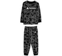NEXT Garçon Pyjama Long avec Haut à Manches Longues Black/White PlayStation 8 Ans