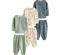 NEXT Garçon Pyjama Oversize, Lot de 3 Blue/Ecru 18 Mois-24 Mois