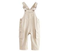 NEXT Garçon Salopette Cargo 100% Coton Grège 18 Mois