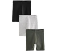 NEXT Garçon Short Cycliste, Lot de 3 Black & White 5 Ans-6 Ans