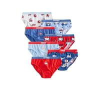 NEXT Garçon Slip en Coton, Lot de 7 Red/Blue Emergency Vehicles 2 Ans